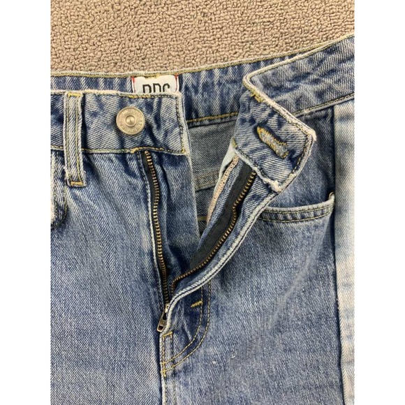 BDG Urban Outfitters Jeans Women 25 Blue‎ Wide Leg Two Tone High Rise Zip Fly - Picture 7 of 11